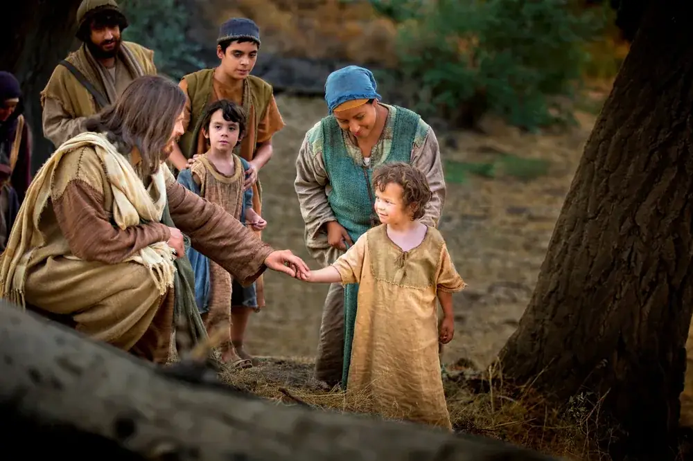 Jesucristo con un niño